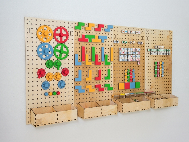 Стена для конструирования "АЛМА STEM" Стена для конструирования "АЛМА STEM"