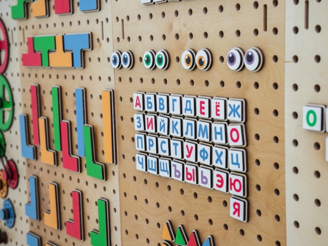 Стена для конструирования "АЛМА STEM" Стена для конструирования "АЛМА STEM"