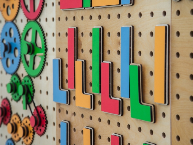 Стена для конструирования "АЛМА STEM" Стена для конструирования "АЛМА STEM"