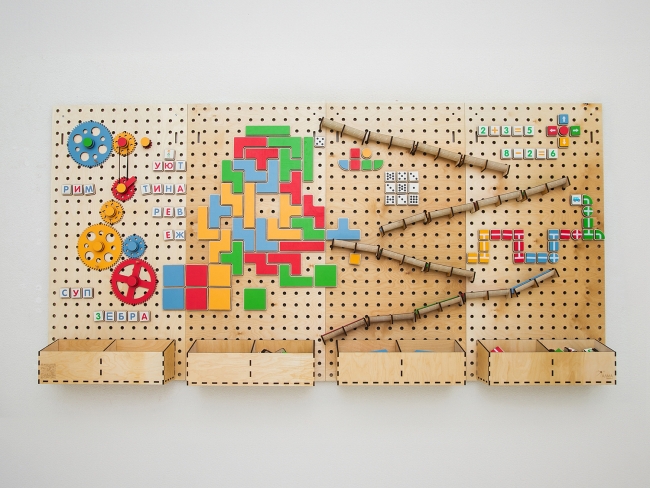 Стена для конструирования "АЛМА STEM" Стена для конструирования "АЛМА STEM"