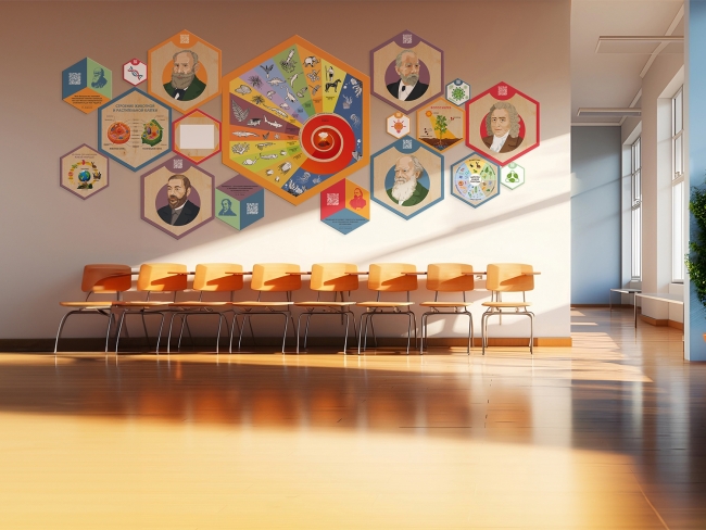 «Стендум - Биология» - набор информационно-методических панелей (18 шт.)