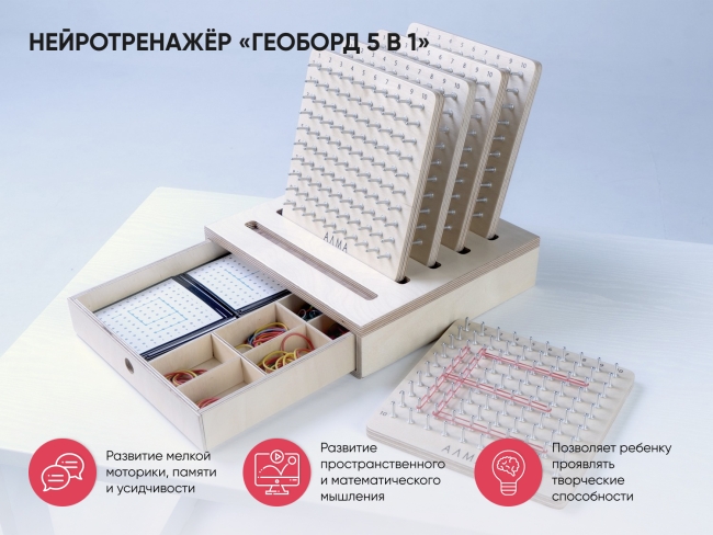 Нейротренажёр «Геоборд 5 в 1» Нейротренажёр «Геоборд 5 в 1»