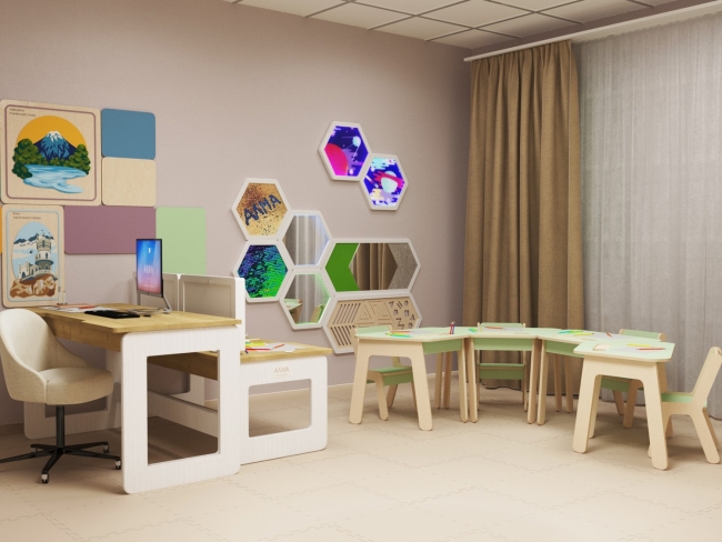 Оборудование для универсального кабинета Логопеда и Психолога 20 м2 Оборудование для универсального кабинета Логопеда и Психолога 20 м2