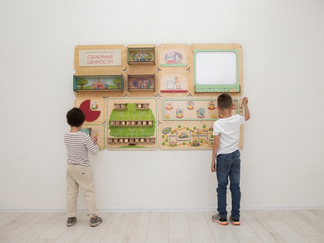 Дидактическая настенная панель «Семейные ценности» Дидактическая настенная панель «Семейные ценности»