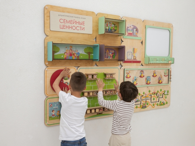 Дидактическая настенная панель «Семейные ценности» Дидактическая настенная панель «Семейные ценности»