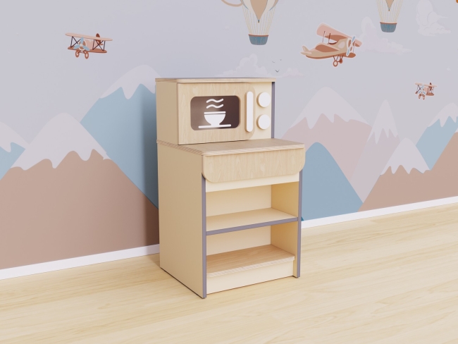 Игровой модуль с микроволновкой