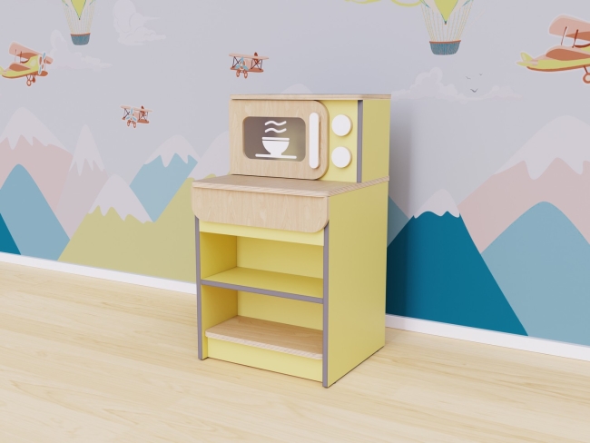 Игровой модуль с микроволновкой