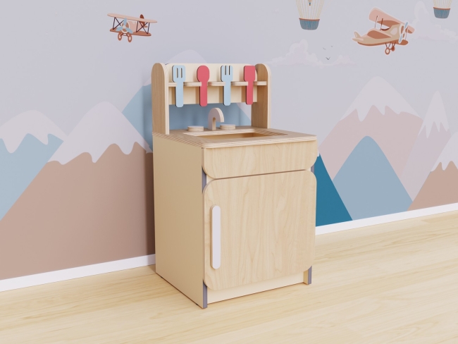 Игровая раковина со столовыми приборами Игровая раковина со столовыми приборами