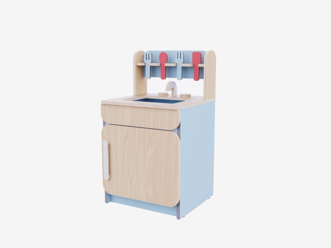 Игровая раковина со столовыми приборами Игровая раковина со столовыми приборами