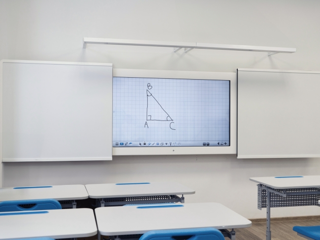 «Фибоначчи» - Интерактивная раздвижная доска с магнитно-маркерной поверхностью «Фибоначчи» - Интерактивная раздвижная доска с магнитно-маркерной поверхностью