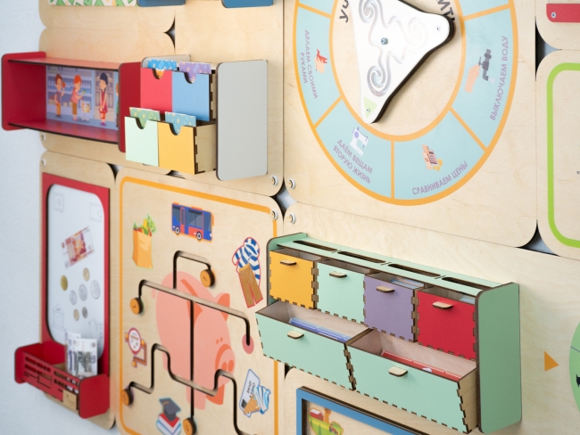 «Финансовая грамотность» - Дидактическая настенная панель 