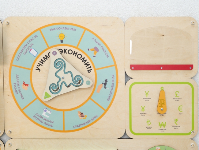 «Финансовая грамотность» - Дидактическая настенная панель 