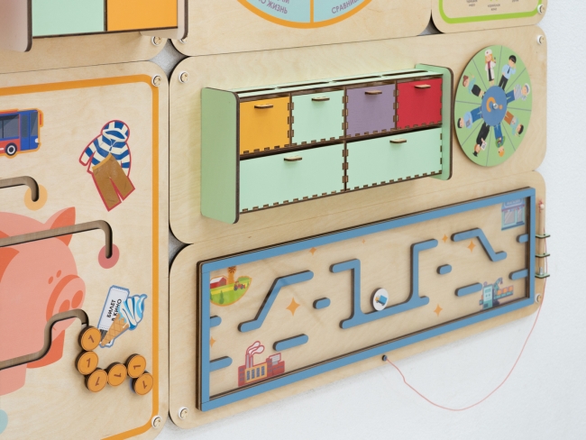 «Финансовая грамотность» - Дидактическая настенная панель 