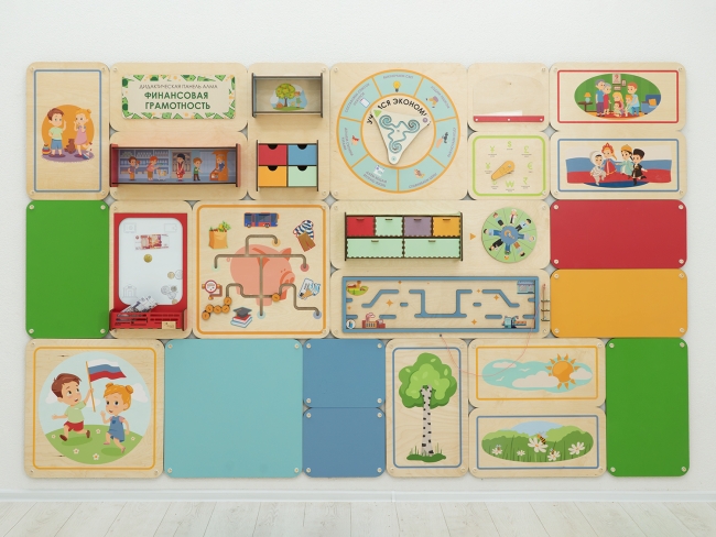 «Финансовая грамотность» - Дидактическая настенная панель 