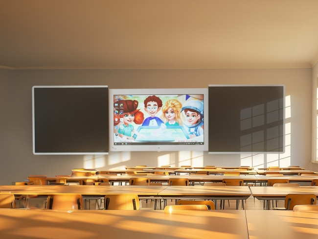 «Фибоначчи» - Интерактивная раздвижная доска с магнитно-меловой поверхностью