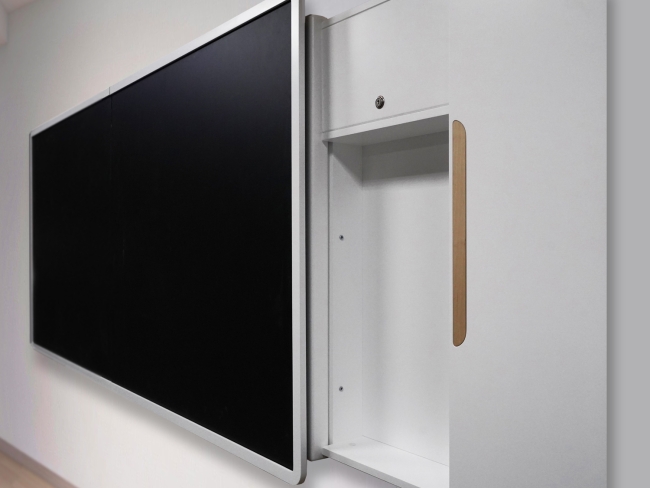 «Фибоначчи» - Интерактивная раздвижная доска с магнитно-меловой поверхностью