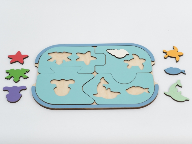 Набор развивающих игр для детей "Мир чудес"