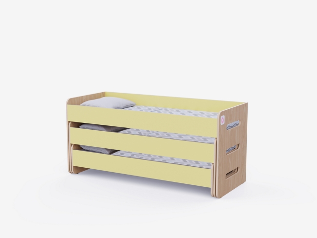 Раздвижная кровать 3 секции в спальную зону