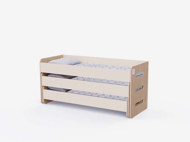 Раздвижная кровать 3 секции в спальную зону