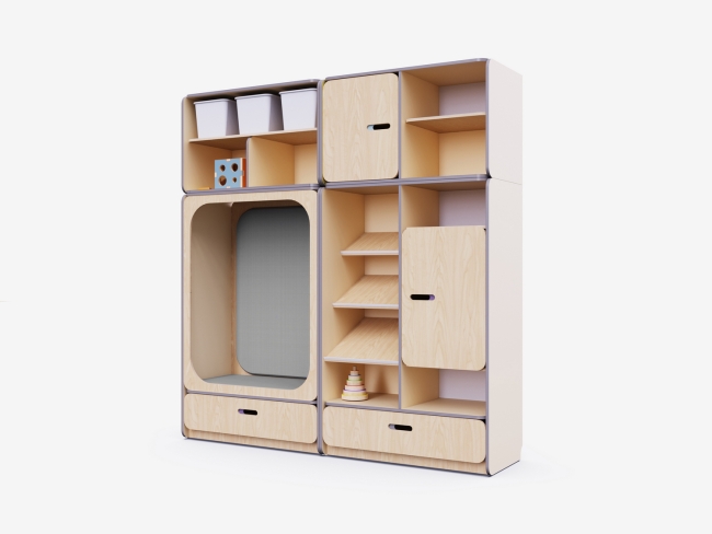 Детская стенка с местом для хранения и прямоугольной зоной отдыха 10634.650 Детская стенка с местом для хранения и прямоугольной зоной отдыха купить в интерне-магазине Veerdan.ru Детская стенка с местом для хранения и прямоугольной зоной отдыха