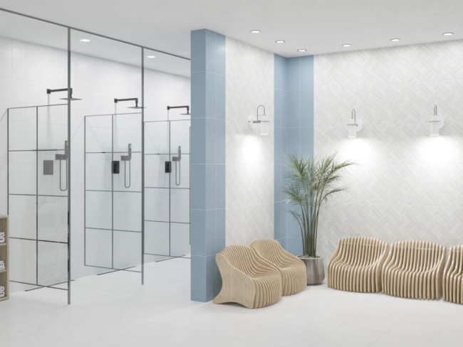 Керамическая плитка напольная из коллекции «Палитра» (светлая)