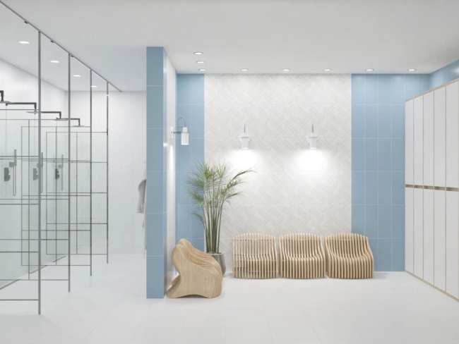 Керамическая плитка напольная из коллекции «Палитра» (светлая)