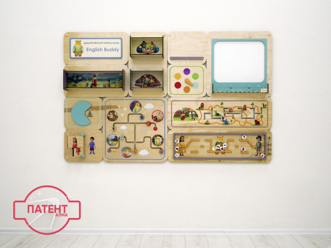 10005.650 English Buddy - Дидактическая настенная панель для кабинета Английского языка купить в интерне-магазине Veerdan.ru English Buddy - Дидактическая настенная панель для кабинета Английского языка