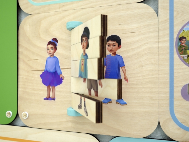 English Buddy - Дидактическая настенная панель для кабинета Английского языка