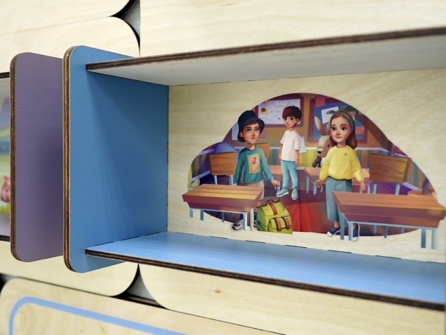 English Buddy - Дидактическая настенная панель для кабинета Английского языка