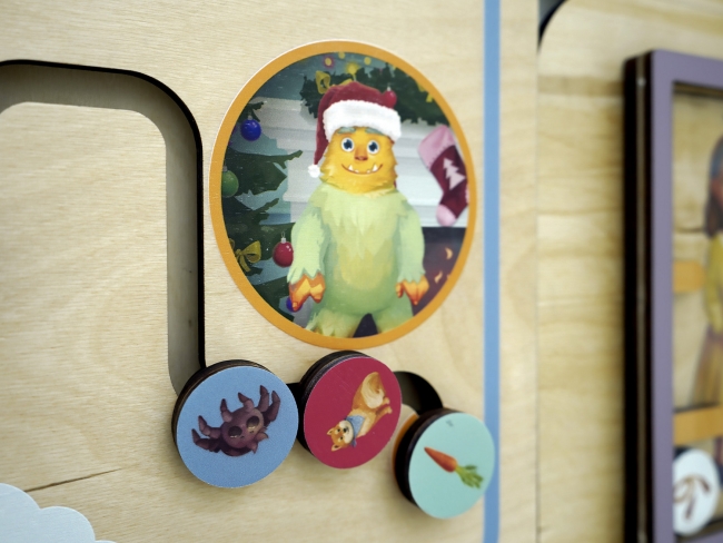 English Buddy - Дидактическая настенная панель для кабинета Английского языка