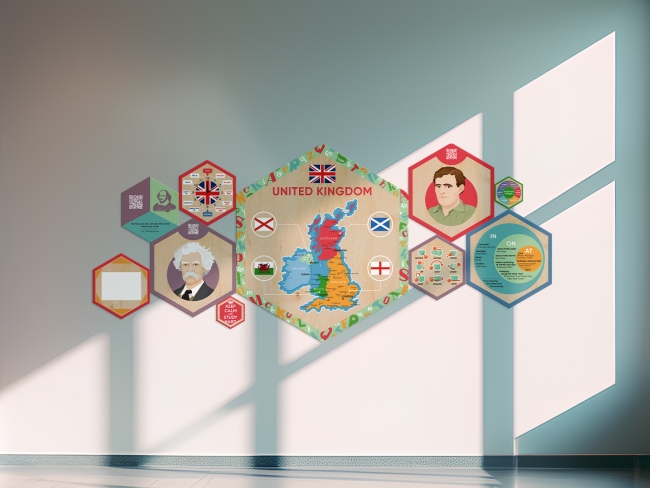 «Стендум - Английский язык» - набор информационно-методических панелей (10 шт.)