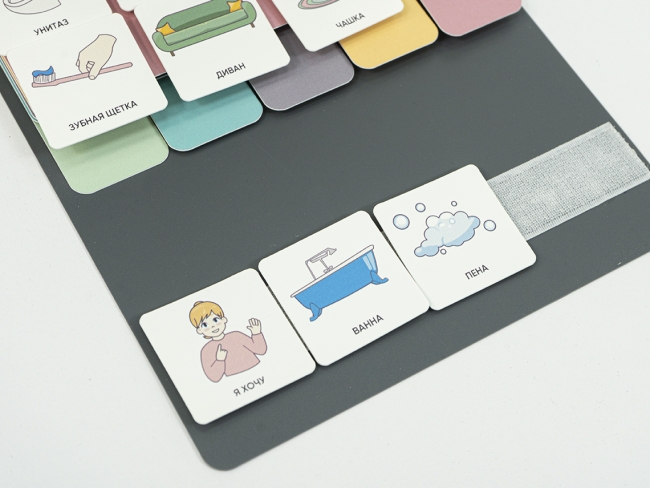 Коммуникативная книга с карточками PECS/ПЭКС (Маленькая)