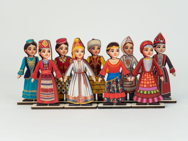 «Народы России» - разборные куклы в национальных костюмах (48 шт) «Народы России» - разборные куклы в национальных костюмах (48 шт)