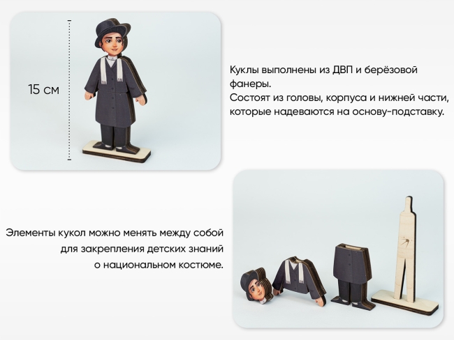 «Народы России» - разборные куклы в национальных костюмах (48 шт) «Народы России» - разборные куклы в национальных костюмах (48 шт)