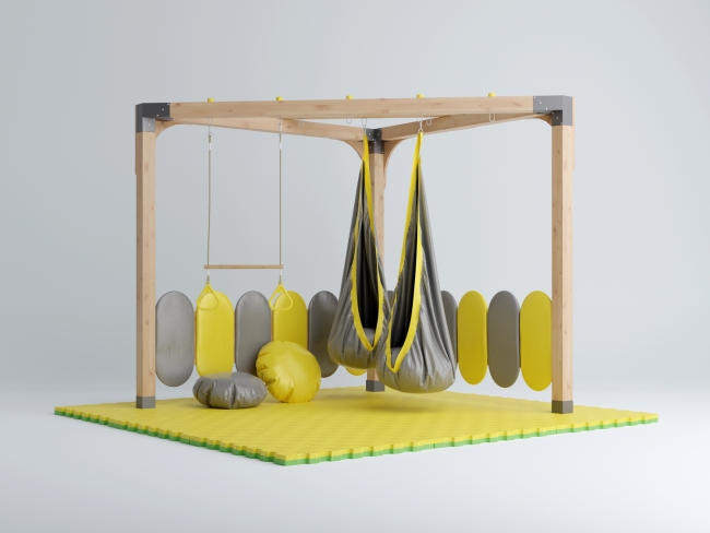 Угловой спортивно-игровой комплекс «Сенсорум» для сенсомоторной интеграции и нейрокоррекции. Угловой спортивно-игровой комплекс «Сенсорум» для сенсомоторной интеграции и нейрокоррекции.