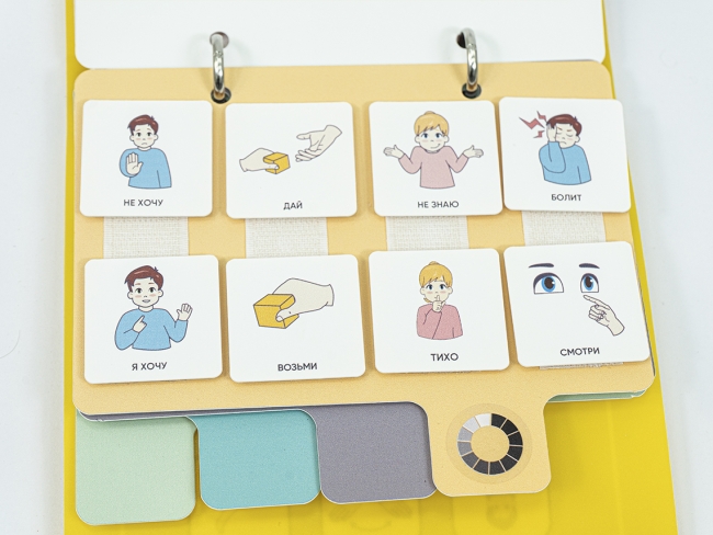 Комплект из 8 Коммуникативных книг с карточками PECS/ПЭКС (Маленькие) Комплект из 8 Коммуникативных книг с карточками PECS/ПЭКС (Маленькие)