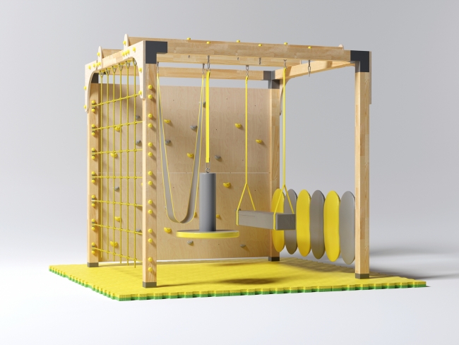 Спортивно-игровой комплекс «Сенсорум» для сенсомоторной интеграции и нейрокоррекции. 2.2х2.2 м.